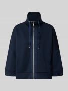 Tom Tailor Regular Fit Sweatjacke mit Viskose-Anteil in Dunkelblau, Gr...