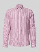 SEIDENSTICKER REGULAR FIT Regular Fit Business-Hemd aus Leinen mit Ken...