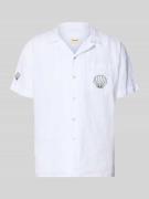 BOARDIES Regular Fit Leinenhemd mit Stitchings Modell 'Ilfracombe' in ...
