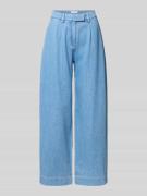 comma Wide Fit Jeans mit Lyocell-Anteil in Blau, Größe 34