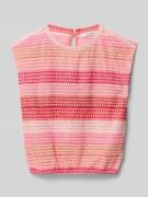 Garcia Regular Fit Top in Strick-Optik in Koralle, Größe 152