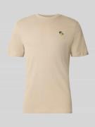 Blend T-Shirt mit Stitching Modell 'KAAN' in Beige, Größe 3XL