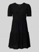 Only Mini-Freizeitkleid mit Lochstickmuster Modell 'SMILLA LIFE' in Bl...
