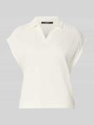 Someday Regular Fit Poloshirt mit Strukturmuster Modell 'Kimena' in Of...