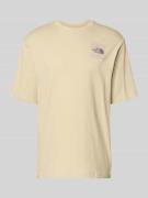 The North Face Oversized T-Shirt mit Logo-Print in Offwhite, Größe L
