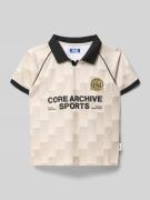 Jack & Jones Trikot mit Polokragen Modell 'BREEZE FOOTBALL' in Sand, G...