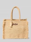 MC2 Saint Barth Shopper mit Label-Stitching Modell 'VANITY RAFFIA FRIN...