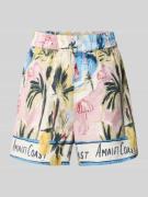 Vero Moda Relaxed Fit Shorts aus Bio-Baumwoll-Leinen-Mix Modell 'EDITH...