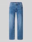 Buena Vista Straight Fit Jeans in 7/8-Länge Modell 'Ana' in Hellblau, ...