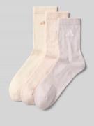 adidas Sportswear Socken mit Logo im 3er-Pack in Beige, Größe 34-36