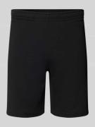 Lacoste Regular Fit Sweatshorts aus reiner Baumwolle in Black, Größe L