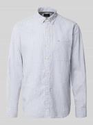 camel active Regular Fit Freizeithemd aus Leinen-Mix mit Button-Down-K...