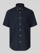 camel active Regular Fit Freizeithemd mit Button-Down-Kragen in Marine...
