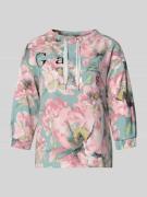 Betty Barclay Sweatshirt mit 3/4-Arm und Kordelzug in Rose, Größe 36