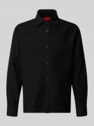 HUGO Regular Fit Jacke aus reiner Baumwolle Modell 'ECORD' in Black, G...