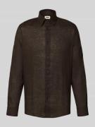 Drykorn Slim Fit Freizeithemd aus Leinen-Baumwoll-Mix Modell 'RAMIS' i...