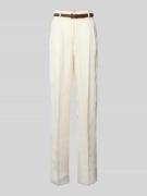 Max Mara Studio Wide Leg Leinenhose mit Tunnelzug Modell 'PELOTA' in O...