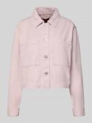 Only Boxy Fit Jeansjacke aus reiner Baumwolle Modell 'NAOMI' in Hellro...