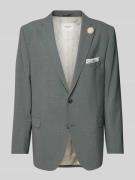 Carl Gross Slim Fit 2-Knopf-Sakko mit Woll-Anteil Modell 'Shelby' in G...