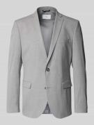 s.Oliver BLACK LABEL Slim Fit 2-Knopf-Sakko aus elastischem Viskose-Mi...