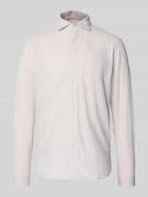 FIL NOIR Regular Fit Business-Hemd aus Leinen-Baumwoll-Mix Modell 'ROM...