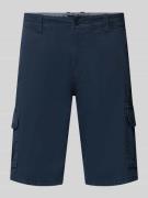 bugatti Regular Fit Bermudas mit Cargotaschen in Marine, Größe 48