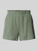 Vero Moda Loose Fit Shorts aus reiner Baumwolle Modell 'NATALI' in Sch...