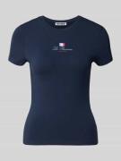REVIEW Slim Fit T-Shirt mit Rundhalsausschnitt und Frankreich-Motiv in...