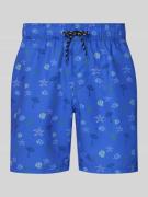 Blend Badeshorts mit Eingrifftaschen Modell 'BHRINGWAR MINI' in Blau, ...