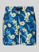 Blend Badeshorts mit Gesäßtasche Modell 'BHRADBORNE TROPICAL' in Offwh...