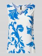 Vero Moda Loose Fit Top aus reiner Viskose Modell 'EASY JOY' in Offwhi...