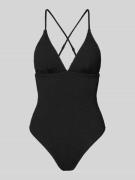 Neo Noir Badeanzug mit rückseitig überkreuzten Trägern Modell 'SKIN SA...
