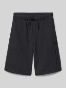 CHAMPION Sweatshorts mit Label-Stitching und elastischem Bund in Graph...