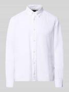 BOSS Regular Fit Freizeithemd aus reinem Leinen Modell 'LIAM' in Weiss...