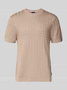 JOOP! Collection T-Shirt mit Label-Detail Modell 'Theor' in Beige, Grö...
