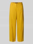 Windsor Wide Leg Hose aus Leinen-Mix in Gold, Größe 34