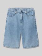 s.Oliver RED LABEL Slim Fit Bermudas aus reiner Baumwolle in Blau, Grö...