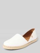Verbenas Espadrilles aus Leder Modell 'CARMEN' in Weiss, Größe 37