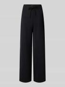 Christian Berg Woman Stoffhose mit Strukturmuster in Black, Größe 34