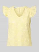 Pieces Regular Fit Blusentop aus reiner Baumwolle Modell 'BANNA' in He...