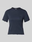 Pepe Jeans Slim Fit T-Shirt aus Baumwoll-Mix Modell 'NORA' in Marine, ...