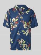 Superdry Regular Fit Freizeithemd mit Reverskragen in Marine, Größe L