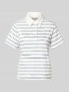 My Essential Wardrobe Poloshirt mit kurzer Knopfleiste Modell 'Asla' i...