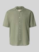 Only & Sons Slim Fit Freizeithemd aus Baumwoll-Leinen-Mix Modell 'CAID...