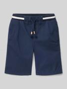 s.Oliver RED LABEL Regular Fit Sweatshorts aus Baumwoll-Mix in Marine,...
