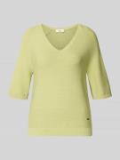 s.Oliver RED LABEL Regular Fit Strickpullover aus Baumwoll-Mix in Lind...