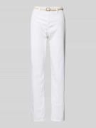 s.Oliver RED LABEL Tapered Chino aus Baumwoll-Mix in Weiss, Größe 34/3...