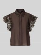 Copenhagen Muse Regular Fit Bluse mit Spitzenbesatz Modell 'MOLLY' in ...
