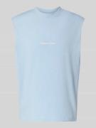 Jack & Jones T-Shirt mit Stitching in Hellblau, Größe L