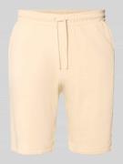 Blend Sweatshorts mit elastischem Bund Modell 'KARLOS' in Beige, Größe...